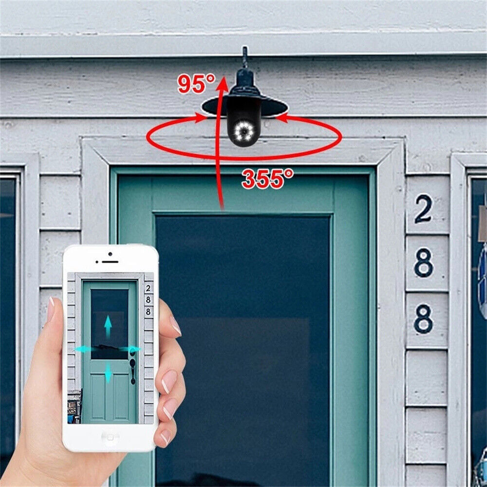 1080P E27 Bulb Camera – 5G Wi-Fi & Night Vision