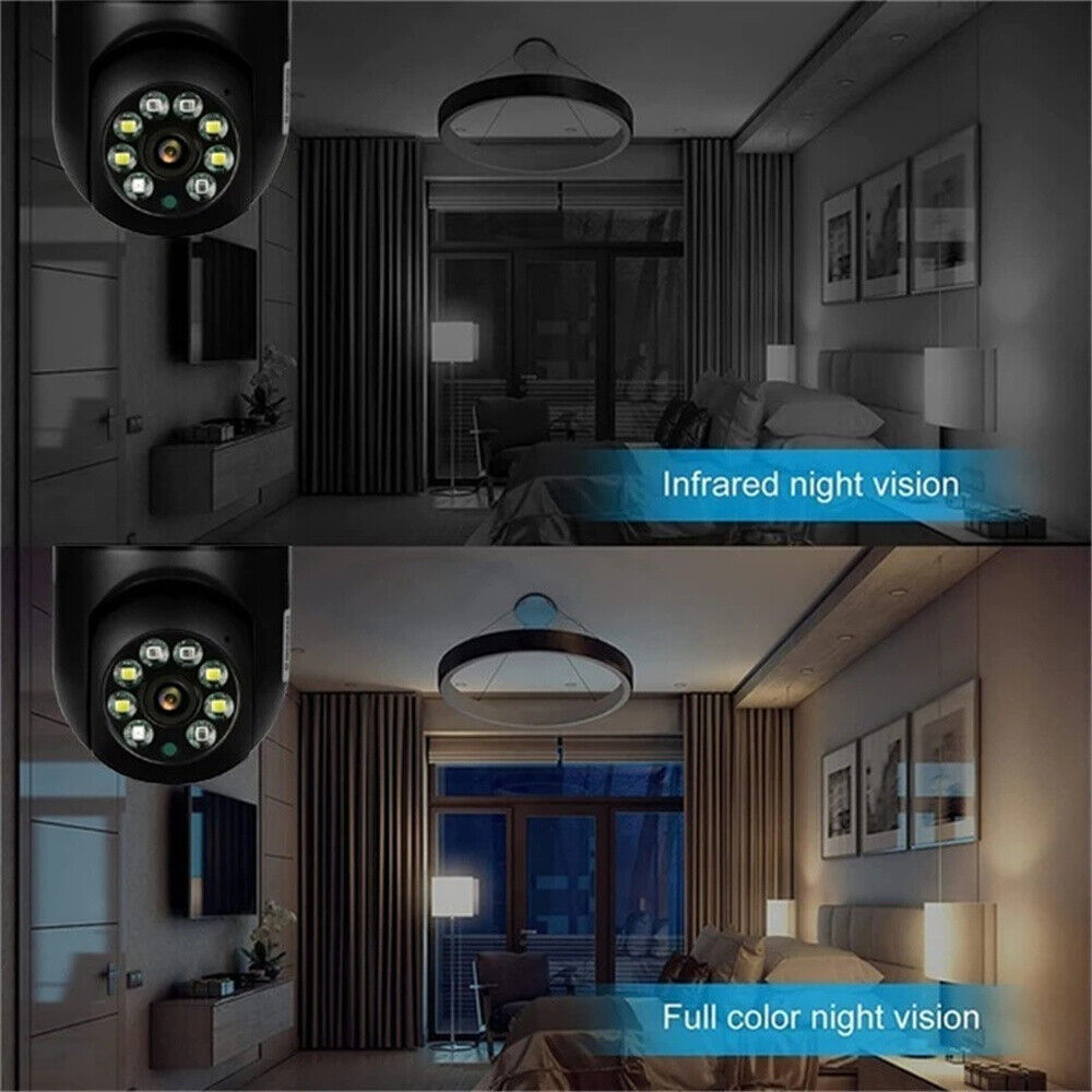 1080P E27 Bulb Camera – 5G Wi-Fi & Night Vision