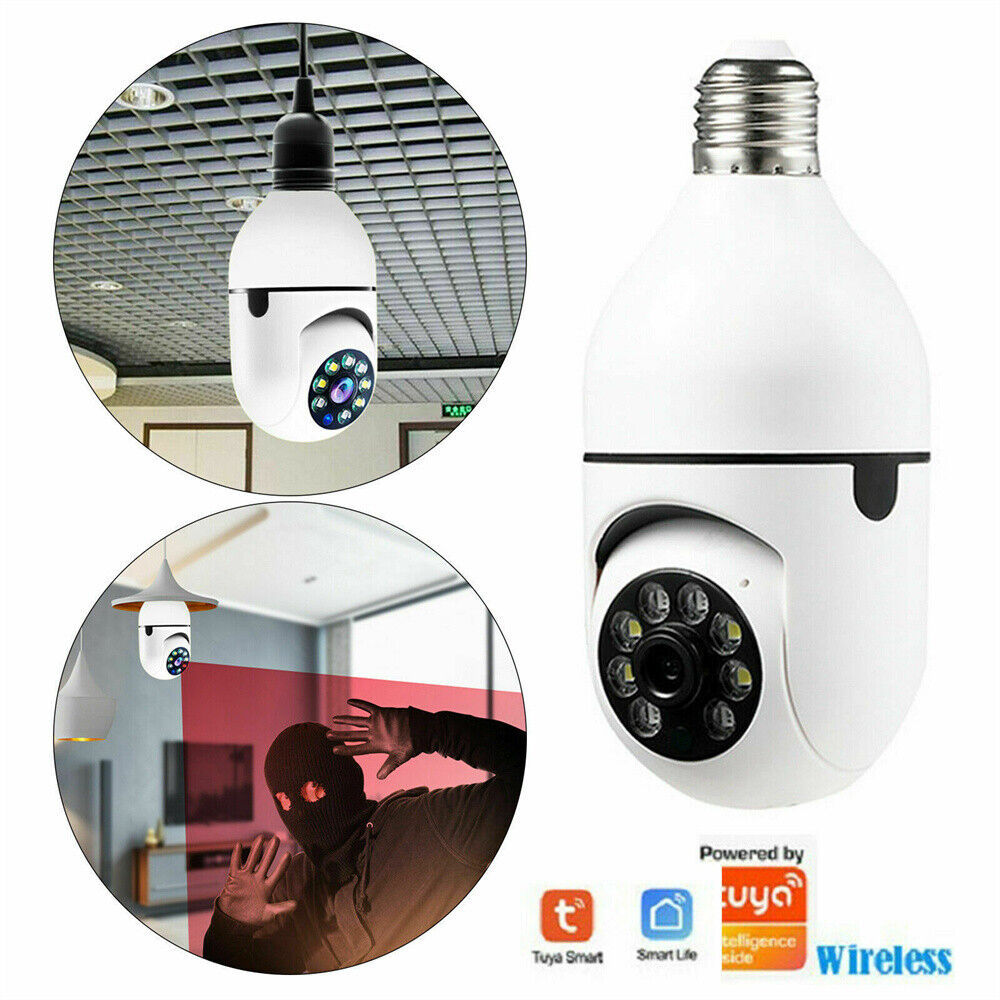 1080P E27 Bulb Camera – 5G Wi-Fi & Night Vision
